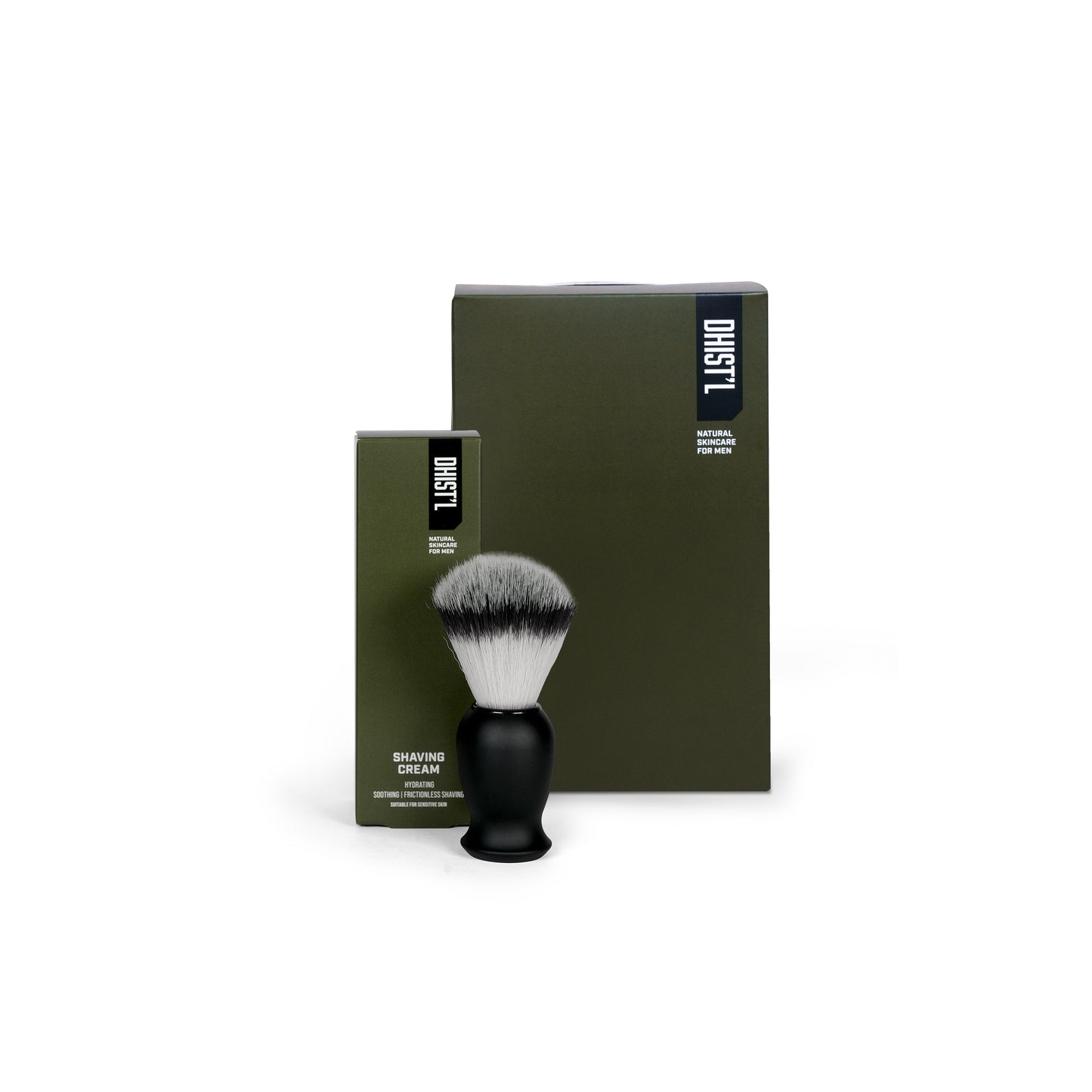 GESCHENKDOOS | SCHEERCRÈME + ZWARTE ALU KWAST