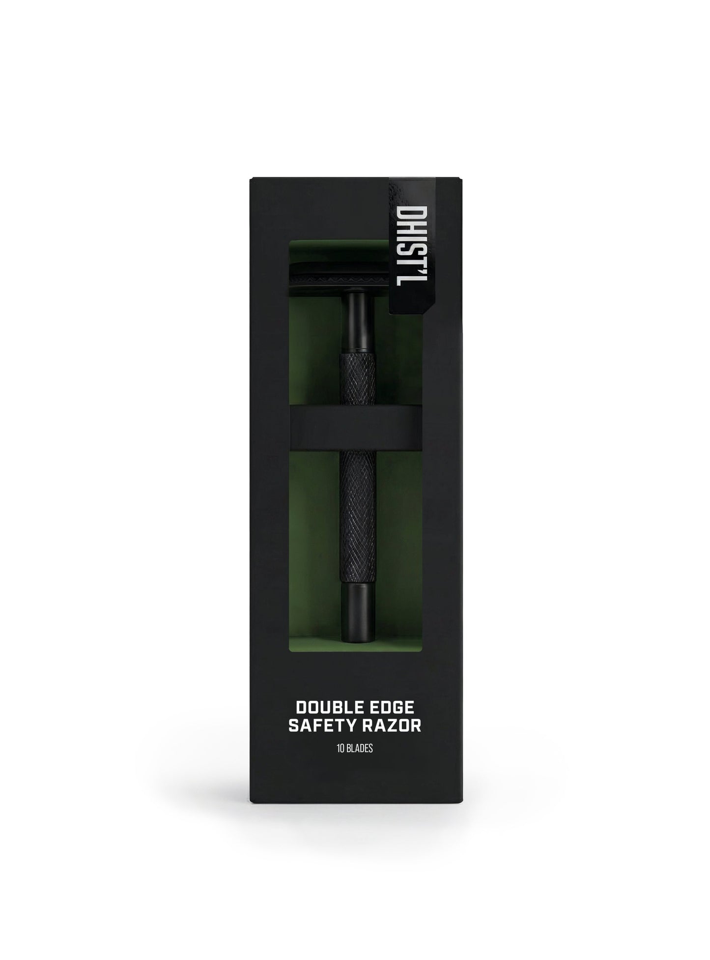 DOUBLE-EDGE SAFETY RAZOR + 10 BLADES | SMOOTHER SHAVE, LESS IRRITATION