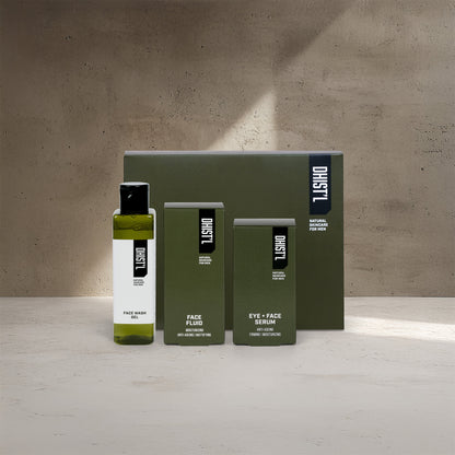 GESCHENKDOOS | FACE FLUID 50ML + EYE&FACE SERUM + FACE WASH GEL 100ML