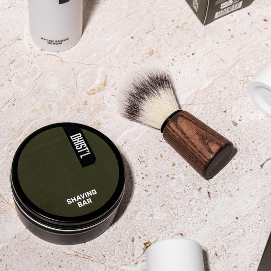 GIFT BOX | SHAVING BAR + SHAVING BRUSH (WOOD EDITION)