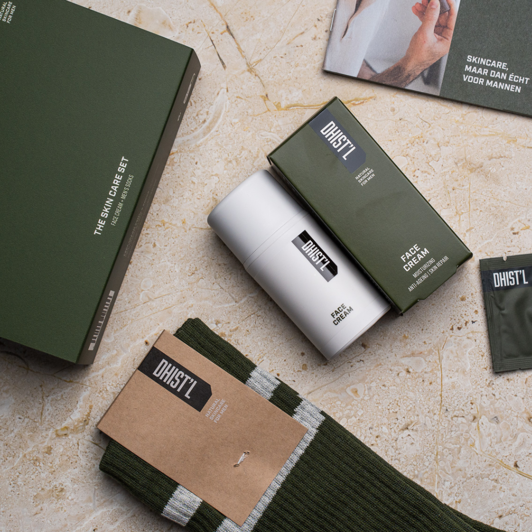 GIFT BOX | FACE CREAM 50ML + HERENSOKKEN